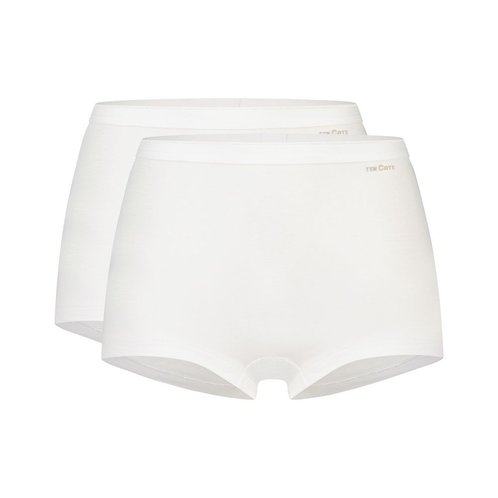 Ten Cate Dames Basics Shorts 2Pack Wit