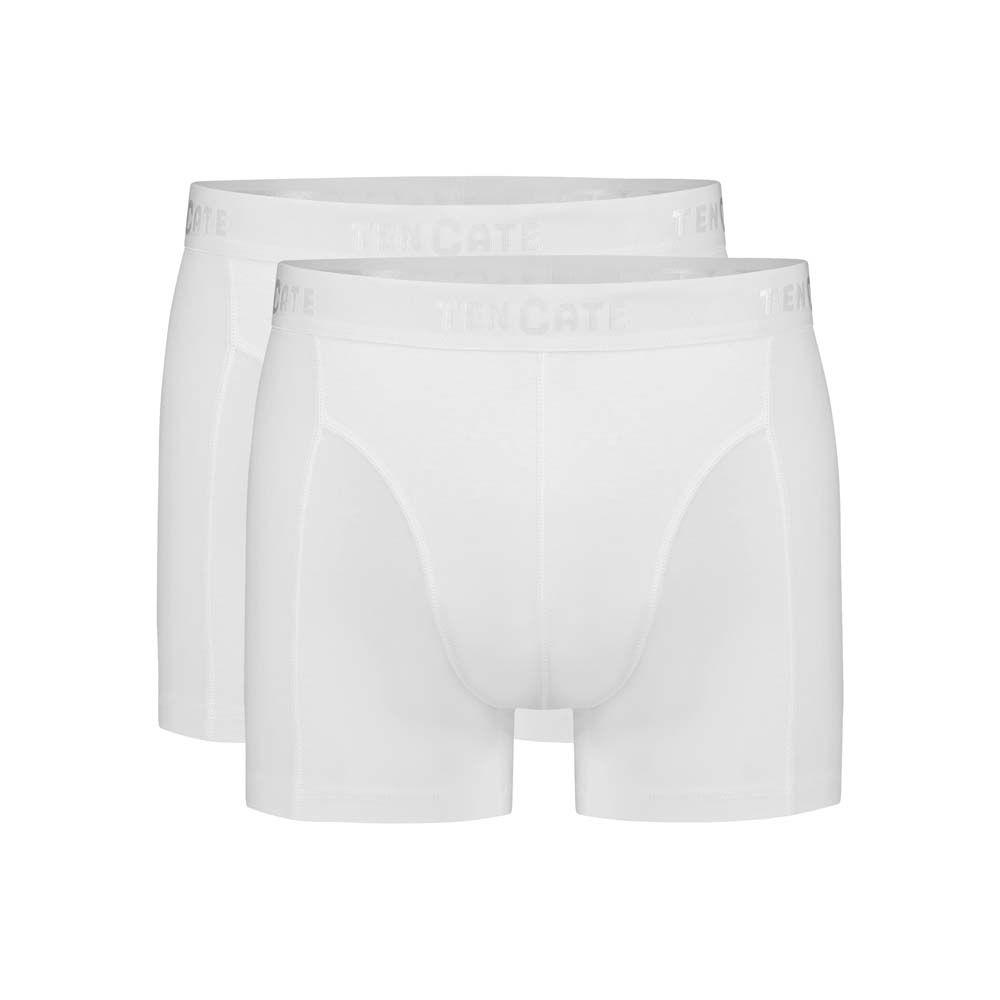 Ten Cate Heren Basics Shorts Cotton Stretch 2Pack Wit