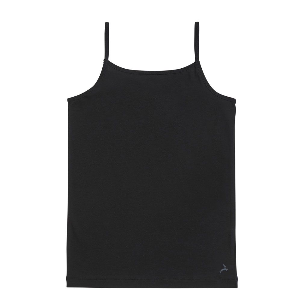 Ten Cate Meisjes Spaghetti Hemd Cotton Stretch Black