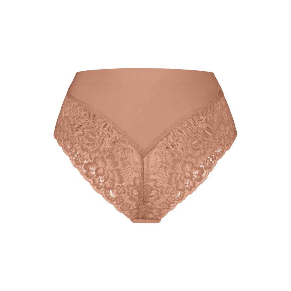 Ten Cate Secrets Lace Brazilian High Waist Hazelnut