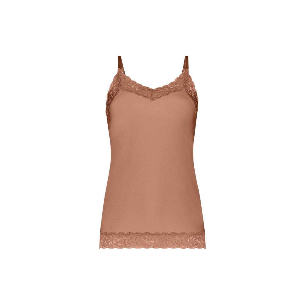 Ten Cate Secrets Spaghetti Top Lace Hazelnut