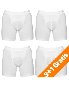 HOM H01 Original New Maxi Long 4Pack Wit Actie 3+1 Gratis