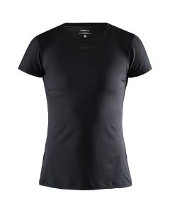 Craft Dames Sport T-Shirt ADV ESSENCE SS Slim Zwart