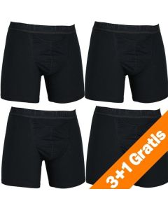 HOM H01 Original New Maxi Long 4Pack Zwart Actie 3+1 Gratis