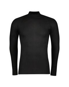 Gino Santi Heren Thermo T-Shirt Lange Mouw Zwart