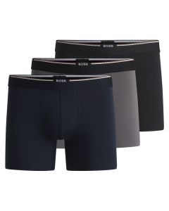 Hugo Boss Boxershorts Bamboo 3Pack Zwart