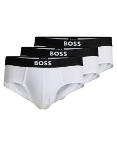 Hugo Boss Heren Hipster Slip BOSS One 3Pack Wit