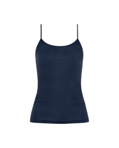 MEY Dames Emotion Top Spaghetti Hemd Blue Night 55201