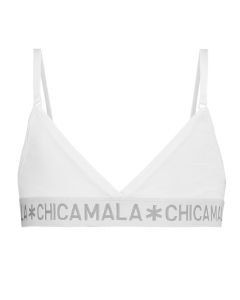 ChicaMala BASIC Triangle Top Wit Meisjes Ondergoed