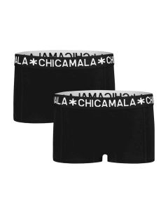 ChicaMala BASIC Short Zwart 2Pack Meisjes Ondergoed