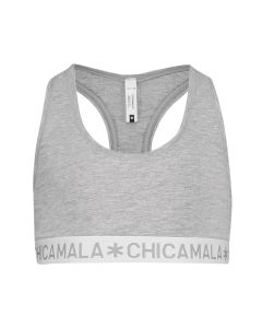 ChicaMala BASIC Racerback Top Grijs Meisjes Ondergoed