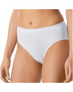 MEY Dames MEY Lights Midi Heup Slip Kant Wit 89202