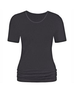 MEY Dames Emotion T-Shirt Zwart 56201