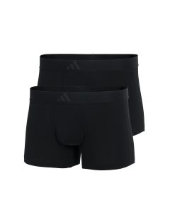 Adidas Heren Short Active Flex Cotton 3 Stripes 2pack Zwart