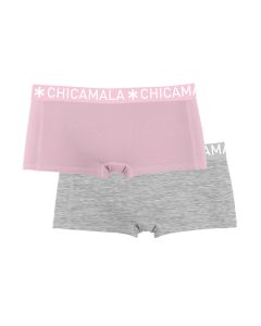 ChicaMala Meisjes Short 2Pack SOLID 1215