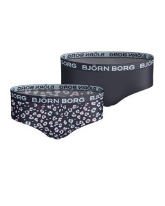 Bjorn Borg meisjes hipster 2pack Animal & Solid