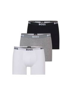 Hugo Boss Boxer Briefs Power 3Pack Zwart Wit Grijs