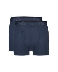 Ten Cate Heren Basics Classic Shorts Cotton Stretch 2Pack Navy
